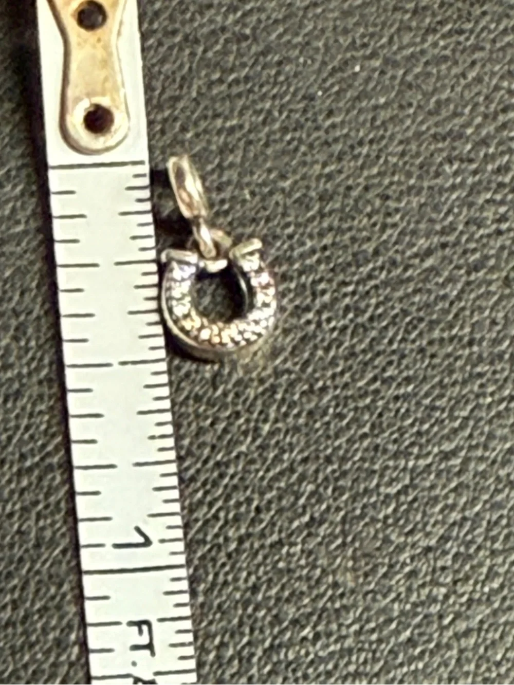 Sterling S925 PANDORA ME MINI My Lucky Horseshoe Pandora Dangle Charm 798379CZ